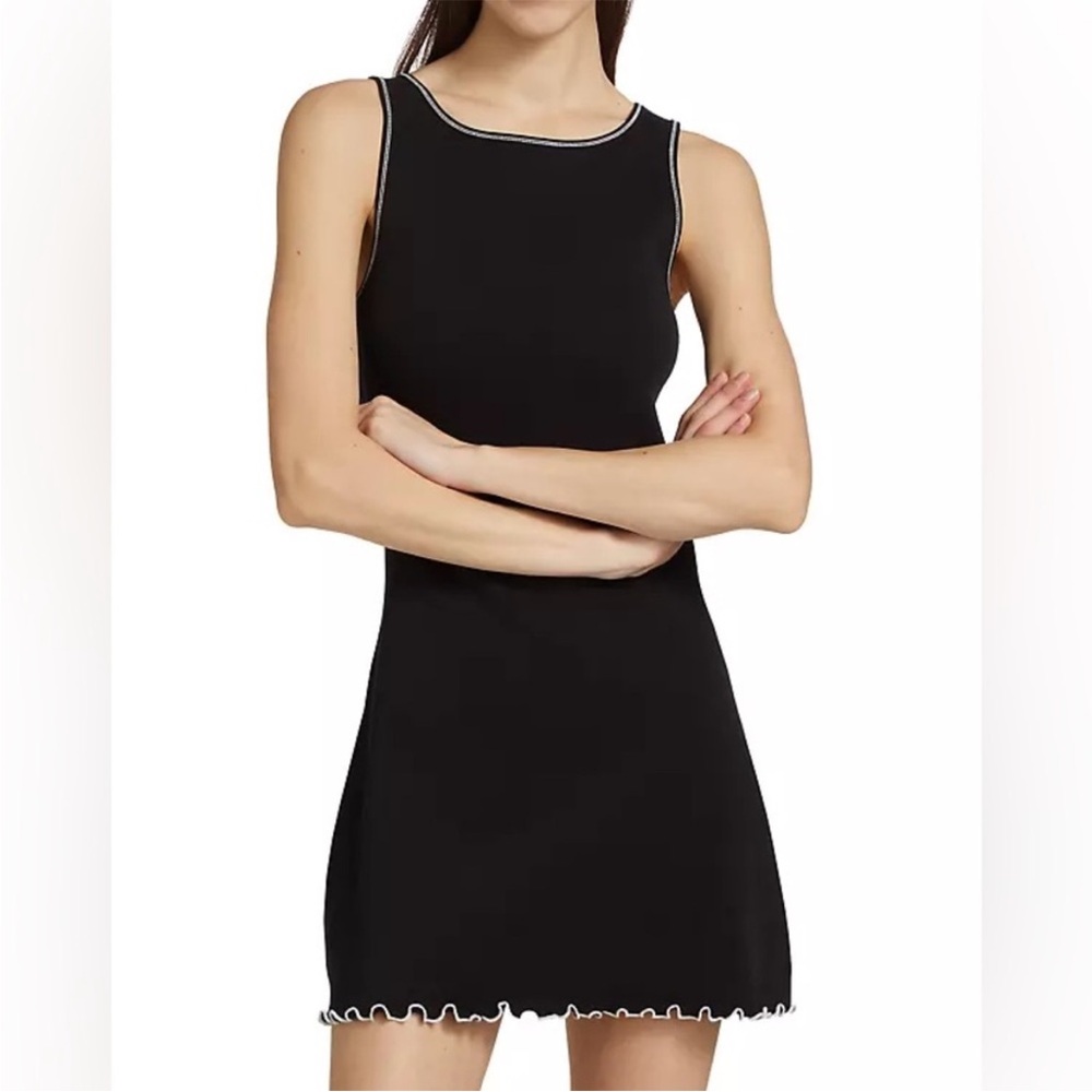 RE/DONE sporty contrast mini dress